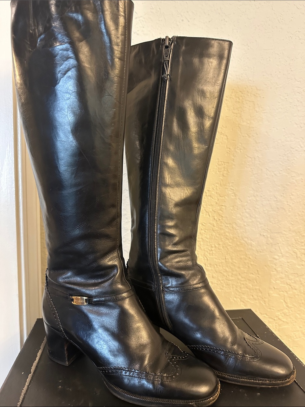 Salvatore Ferragamo Leather Boots